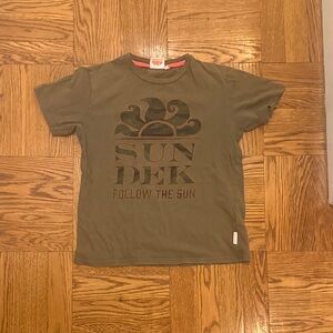 Sundek Kids Olive Graphic Tee